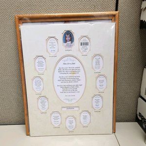 School days mat & frame